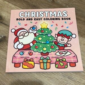 Christmas Coloring Book with Santa and Elf